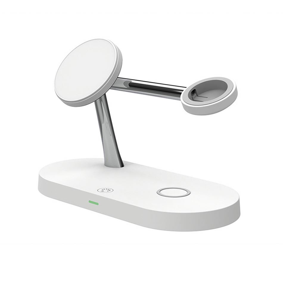 4 in 1 Multiple Devices Wireless Charging Station For Smartphone And Watch Qi Standard Wireless Charger 3 In Onr Portable