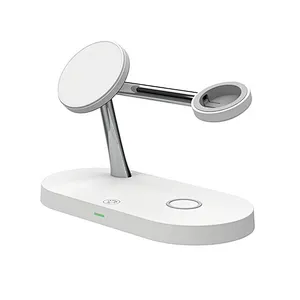 4 in 1 Multiple Devices Wireless Charging Station For Smartphone And Watch Qi Standard Wireless Charger 3 In Onr Portable