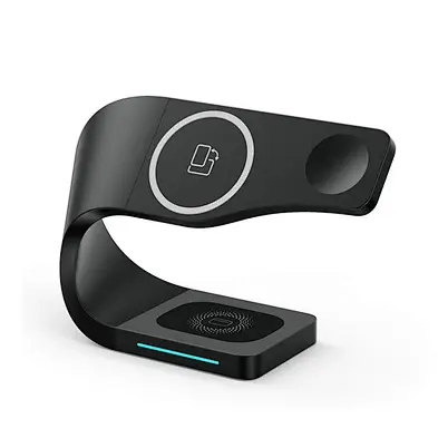 2023 best selling 3 In 1 Qi Fast Stand Strong Magnetic Wireless Charger