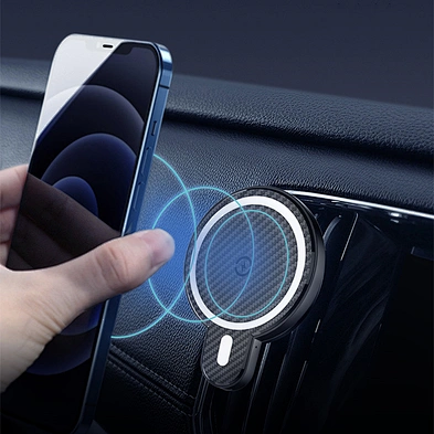 2 in 1  Magnetic Car Wireless Charger fast charging