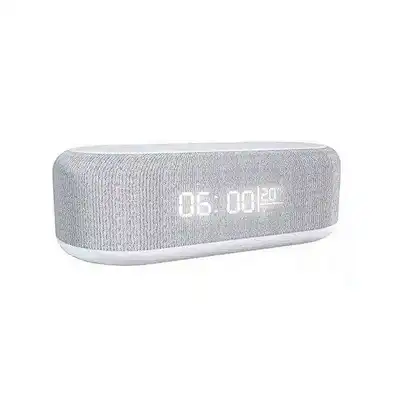 With Speaker And Light Clock Lamp Phone Multifunction Rgb Wireless Charger with led time screen clear and warm