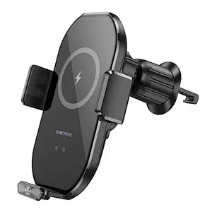 Air Vent Mount Electric Wireless Charging Car Holder Mobile Cell Phone Holder With Adapters Suitable For Most Cellphones