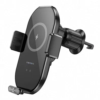 Air Vent Mount Electric Wireless Charging Car Holder Mobile Cell Phone Holder With Adapters Suitable For Most Cellphones