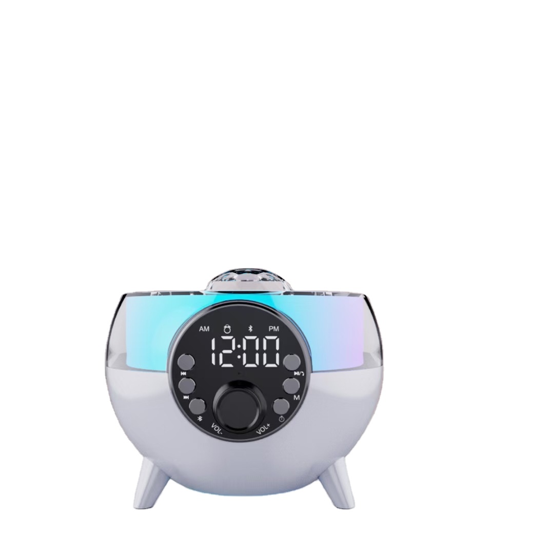 2024 Charger Phone Wireless Alarm Clock Speaker With Rhythm Rgb Light multifunctIon wireless charger