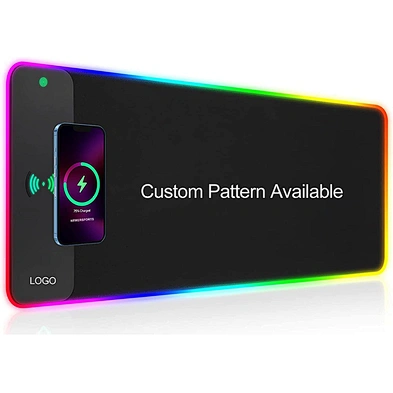 Led Wireless Charger New Product Wear-Resistant Eco Friendly Gaming Rgb Multifunction High Quality Mouse Pad