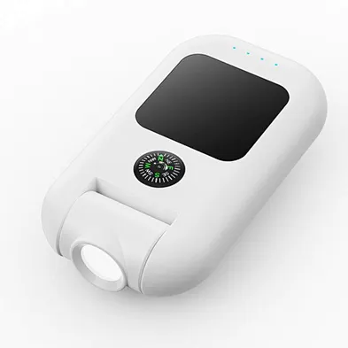 Portable Flashlight Compass Multiple Function Led Light Charger 5 In 1 Built-In Bright Camping Rotatable Chargermini Power Bank