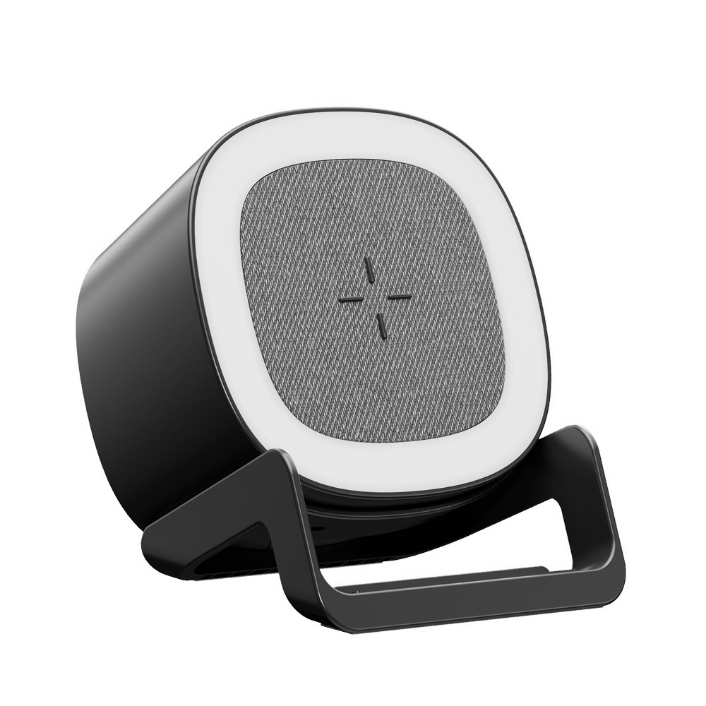 JEDI TRENDING product wireless charger With Speaker Lamp Phone And Wireless Charger