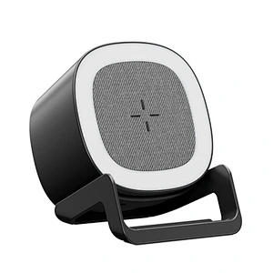 JEDI TRENDING product wireless charger With Speaker Lamp Phone And Wireless Charger