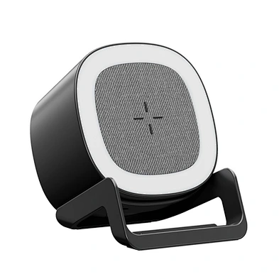 JEDI TRENDING product wireless charger With Speaker Lamp Phone And Wireless Charger