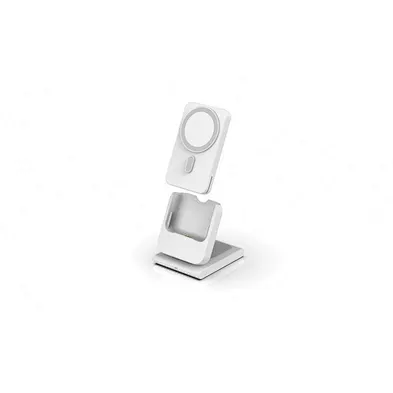 Dessktop Foldable 3 In1 Fast Charging Power Bank Detachable With Mobile Stand Magnetic Wireless Charger