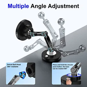 2024 hot sale Fast 15W For phone Complet Wireless Charger Folding Magnetic Car Phone Holder