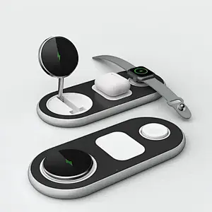 2024 hot sale 30W  Magnetic  3 In 1 Desktop Foldable Wireless Charger Station fast charging