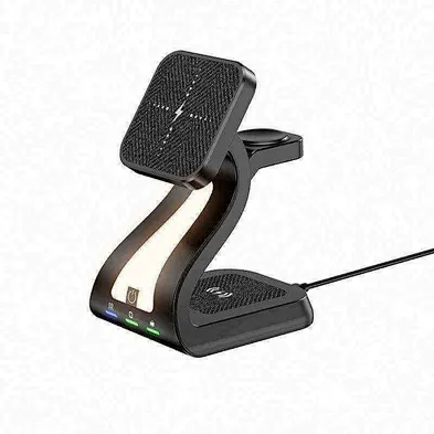 High Quality 4 in 1 wireless fast charger phone stand with OEM
