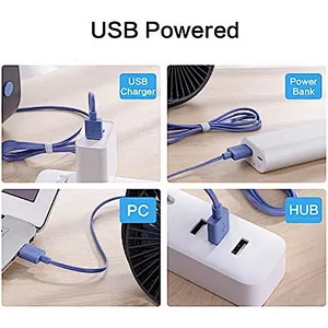 OEM ODM USB Rechargeable Fan with LED light Rechargeable smart fan mini table air cooler fan