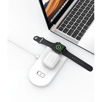 Charger holder 3 in 1 Multi-function 10W 15W Qi Wireless Charger station Wireless Charge stand