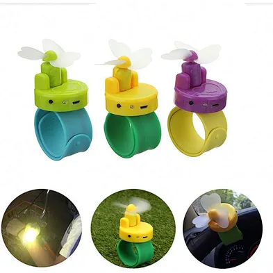 Cute Gift Fan Mini  portable cooler fan cartoon  mini usb wrist watch fan gift AY37