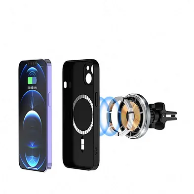 2024 new wireless charger Magnetic Qi Holder Magnetic 15W Wireless Fast Car Charger For Phone car wireless charger
