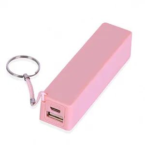 High Quality 1200-2600 mAh Colored Mini Power bank Portable Small Banks Best Gifts