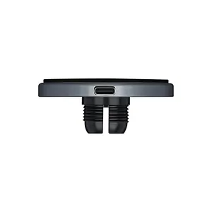 best selling products 202315W Fast Charging Car Droplet shaped transparent car wireless charger Charging Car Phone Holder