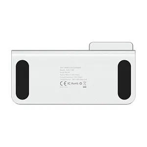 2024 new multifunction wireless aluminum alloy  Magnetic Smartphone Wireless Charger 3 In 1 First Station Stand
