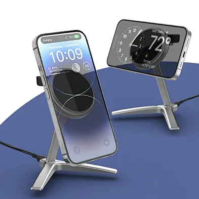 2 in 1 Wireless Charger Magnetic Charging Station Travel Charger charger power Fast Mobile Phone
