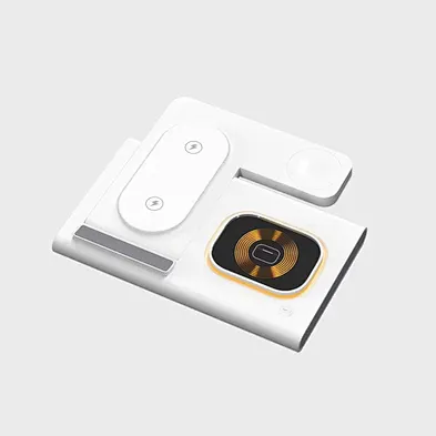 JEDI Portable Charging Stand 15W Fast Universal Multi-Function A80 Qi 4-In-1 Table 3 In 1 Foldable Wireless Charger