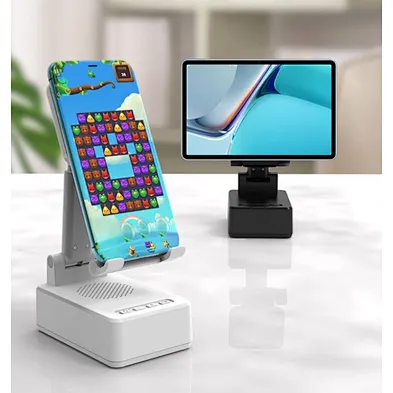 3 In 1 Phone Bt Oem Wireless Speaker With Wireless Charger With charging
