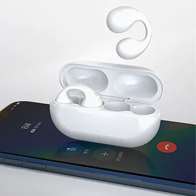 Tws Sport Earbuds Wirelee Portable Audio Clip Ear Headset Newest Bone Conduction With Digital Display Earphone