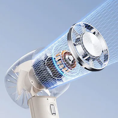 2024 New Arrival Rechargeable Electric Mini Handheld Fan Custom Portable USB Refrigeration High Speed Handheld Fan