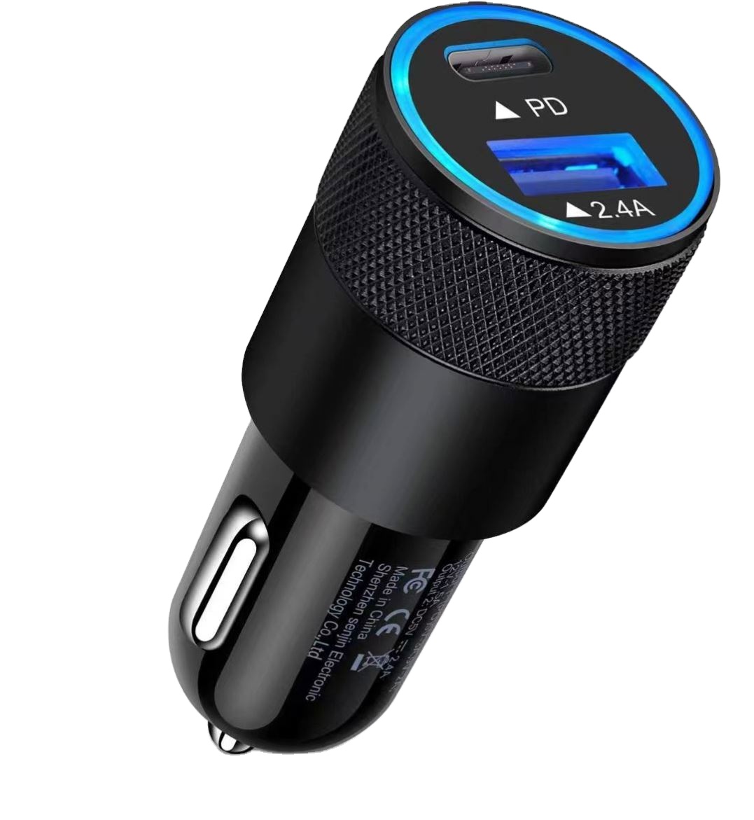 2024 hot sale multifunction mini car charger Fast Socket Type C And Car Usb Charger 3.0 Quick Charge