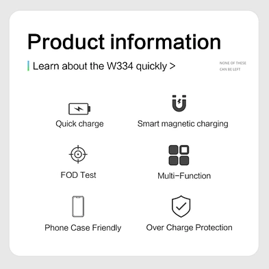Promotion Logo Printing Fast Charging Stand 3 in 1 Wireless Charger Magnetic For Wholesale H48