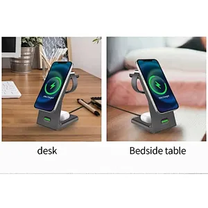 2024 multifunction Charging Dock Station Charger Stand For phoneWireless Charger 3 In 1 stand wireless charger