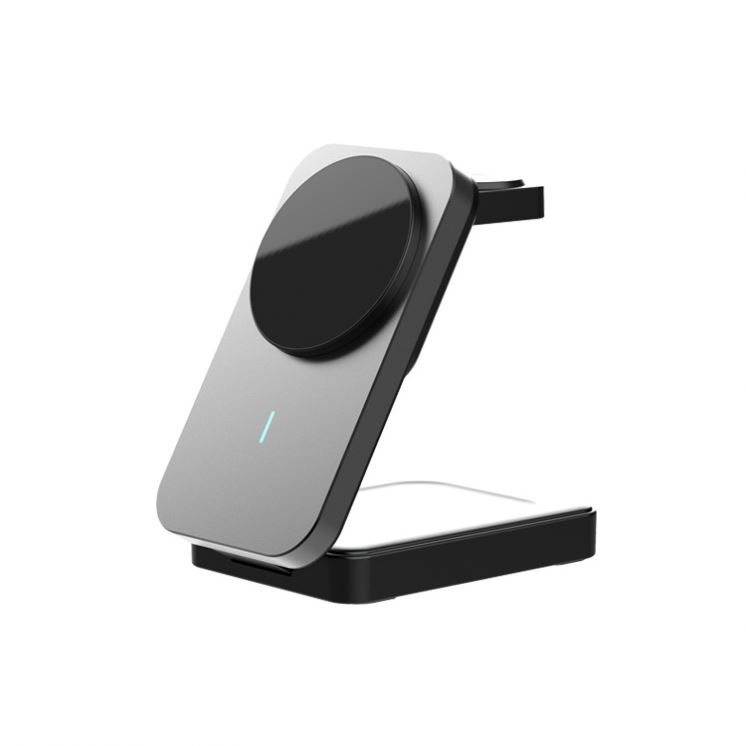 Factory Qi2 15W Fast Wireless Charger Stand Multifunction 3-in-1 Charging Stand with USB  Function for Phone Holder