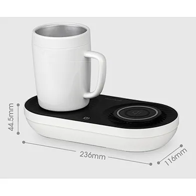 2024 highb quality Phone Charging Pad 2-In-1 Coffee Cup Warmer Wireless Charger