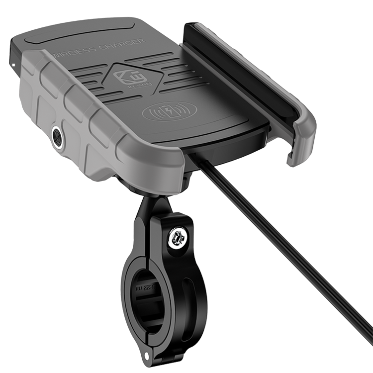 Phone Holder Mobile With Accessories 360 Adjustable New Design Waterproof Universal 15W Motorcycle Wireless Charger