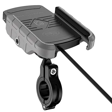 Phone Holder Mobile With Accessories 360 Adjustable New Design Waterproof Universal 15W Motorcycle Wireless Charger