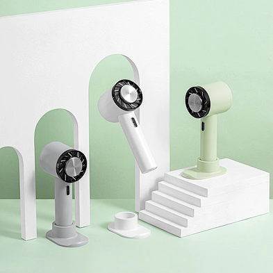 2024  travel handheld personal cooling fan custom logo  powerful portable cooling mini fan for summer