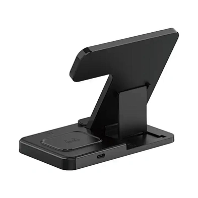 JEDI 15W 3 in 1 Foldable 15W Folding Charging Stand 2023 Universal Portable Fast Qi Wireless Phone Charger