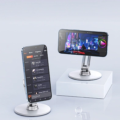 2023 trending holderTable Wall Charger  Cell Phone Stand Foldable Aluminum Adjustable Phone Holder