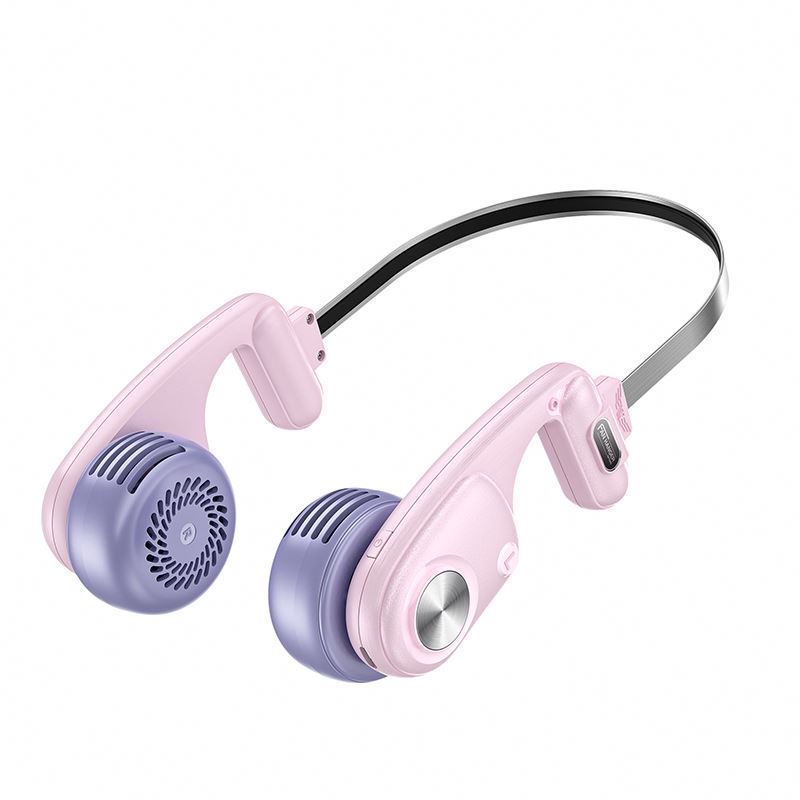 2024 NEW multifunction Outdoor Cordless Fan, Handsfree Portable C Port Charging Cooling Fan Neck