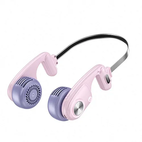 2024 NEW multifunction Outdoor Cordless Fan, Handsfree Portable C Port Charging Cooling Fan Neck