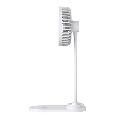 2024 multifunction wireless charger Table Qi Magnetic Wireless Charger With Fan 2 in 1 with light