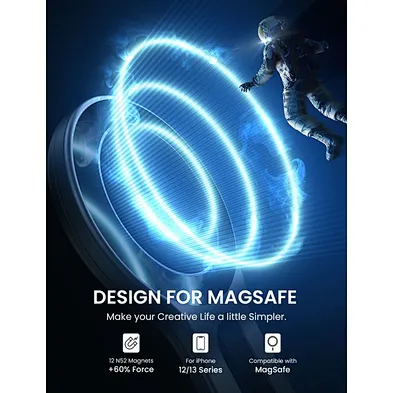 Magnetic Ring Bracket Mobile Stand Phone Holder Strong Portable Car Wireless Charger