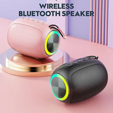 Small Wireless Bt High Quality Desktop Mini Tf Card Outdoor Call Music Loudspeaker Stereo Double Surround Super Bass Speaker