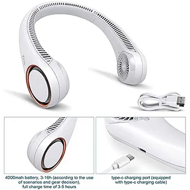 2024 hot sale small fan Outdoor sports  Portable Mini For Usb Fans Mini Sport  Potable Neck Fan