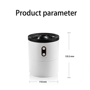 Diffuser Flame Aroma High Quality Lava Essential Oil Warm Mist New 3D Simulated Volcano Crack Color Portable Plug-In Humidifier