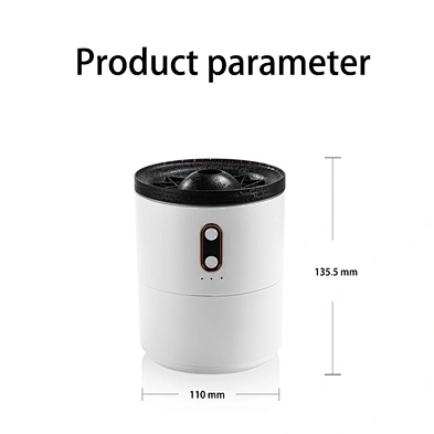 Diffuser Flame Aroma High Quality Lava Essential Oil Warm Mist New 3D Simulated Volcano Crack Color Portable Plug-In Humidifier