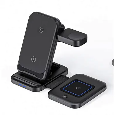 Trending Wireless Magnetic 3 In 1 Foldable Wireless Charger
