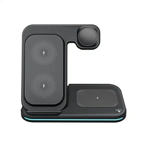 JEDI Portable Phone Charging Stand Universal Foldable 2023 3 in 1 Wireless Charger For Phone Earphones Watch