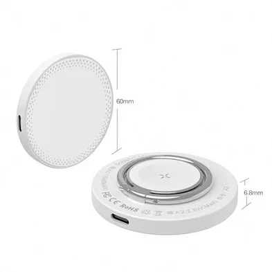 2024 portable Magnetic Stand For phone  Mini Wireless Charger 3 In 1 Foldable multifunction wireless charger